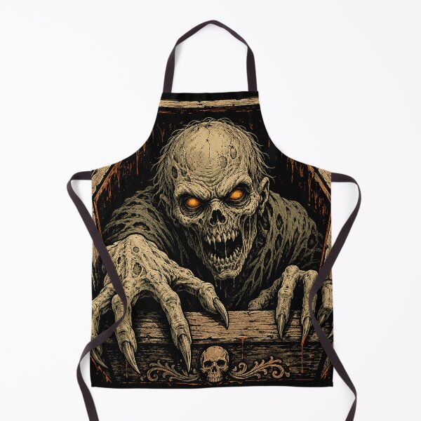 Item preview, Zombie Rising from the Coffin – Dark Halloween Horror Art designed and sold by Stinky Lincy's Apparel Company.