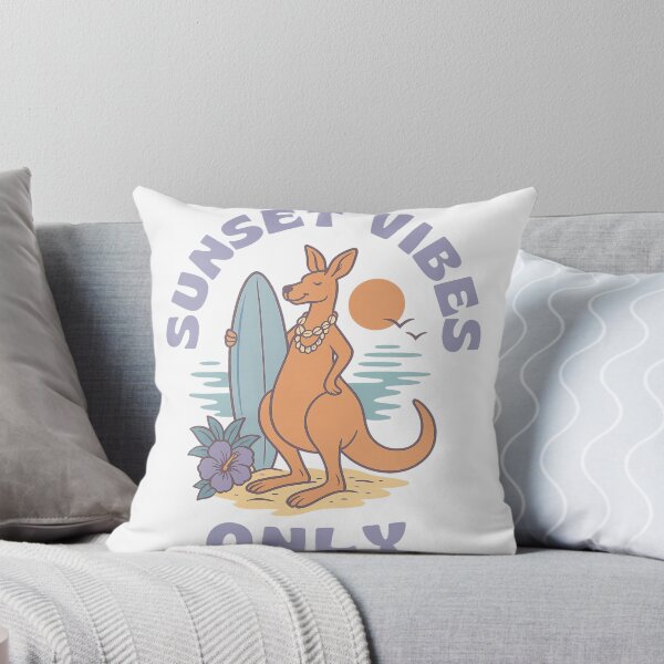Item preview, Sunset Vibes Kangaroo Surf: Coconut Girl Y2K Style designed and sold by Aritxa.