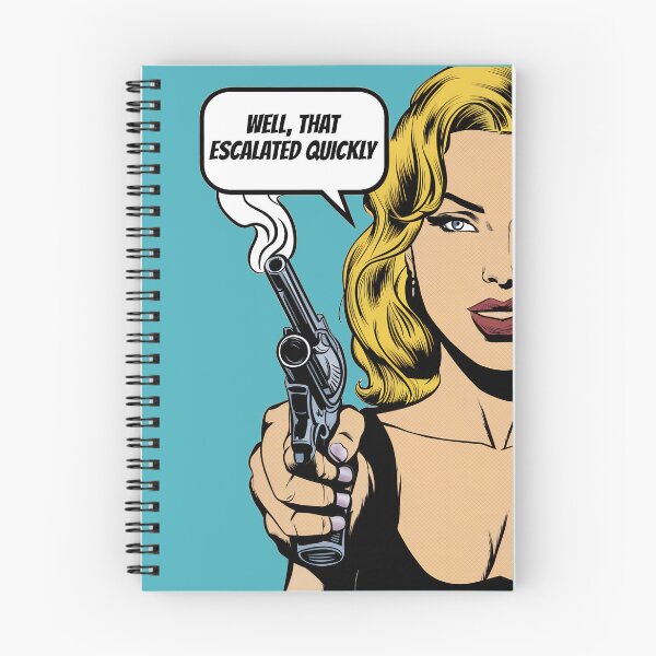 Item preview, Comic book Pop art woman with gun. designed and sold by hitNmiss.