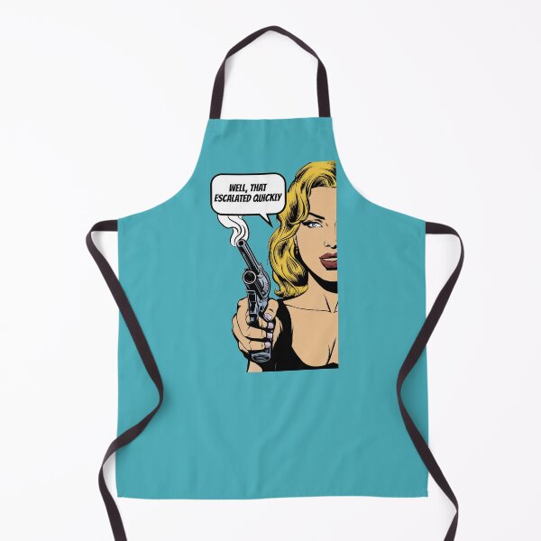 Item preview, Comic book Pop art woman with gun. designed and sold by hitNmiss.