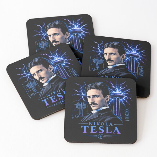 Item preview, Nikola Tesla Electric Genius Portrait Illustration    designed and sold by Owcomm.
