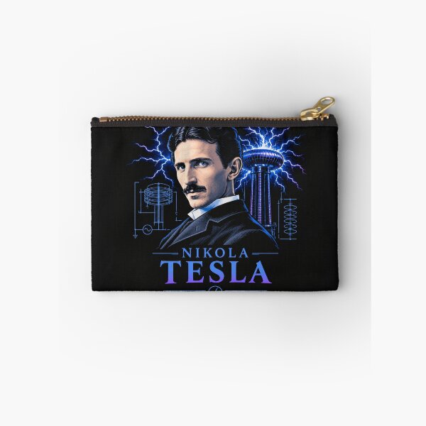 Item preview, Nikola Tesla Electric Genius Portrait Illustration    designed and sold by Owcomm.