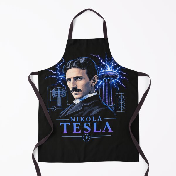 Item preview, Nikola Tesla Electric Genius Portrait Illustration    designed and sold by Owcomm.