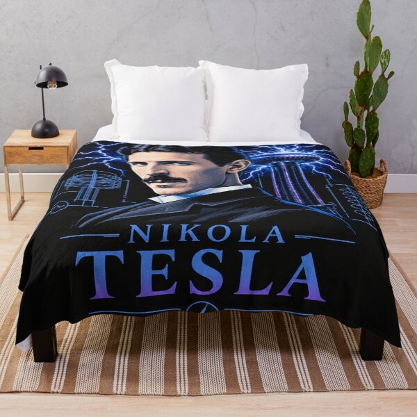 Item preview, Nikola Tesla Electric Genius Portrait Illustration    designed and sold by Owcomm.