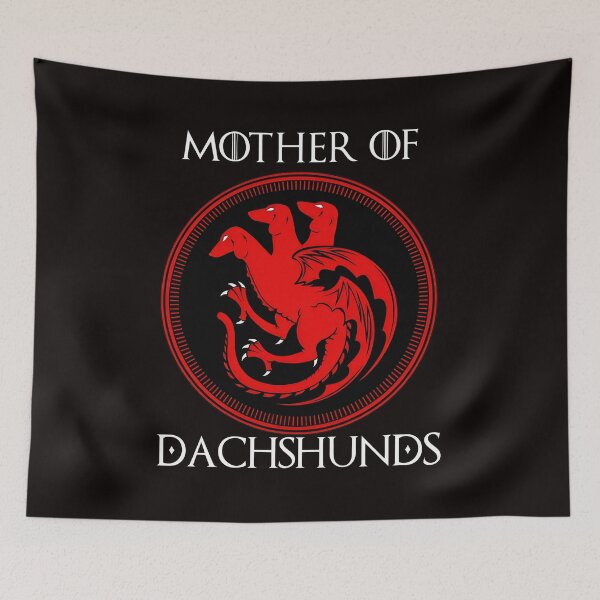 Item preview, Mother of Dachshunds Three Headed Dragon Emblem designed and sold by Lagoart.
