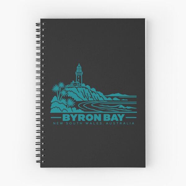 Item preview, Byron Bay New South Wales Australia Line Art Travel Poster designed and sold by CMYKStudio.