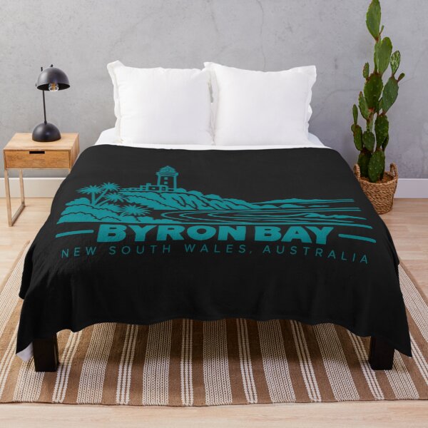 Item preview, Byron Bay New South Wales Australia Line Art Travel Poster designed and sold by CMYKStudio.