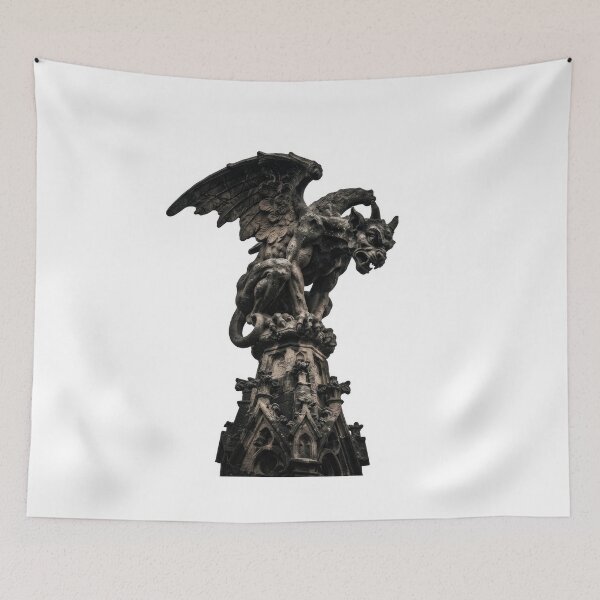 Item preview, Gothic Cathedral Gargoyle Stone Statue Photography designed and sold by Rahat3344.