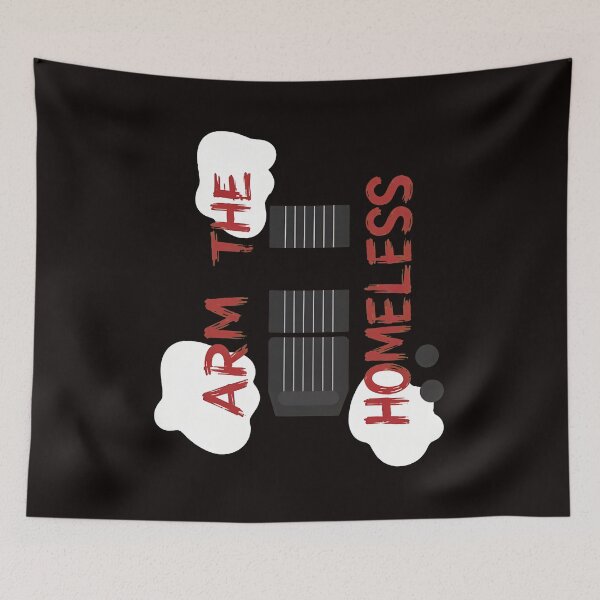 Item preview, Arm The Homeless Guitar Political Statement Art designed and sold by Lagoart.