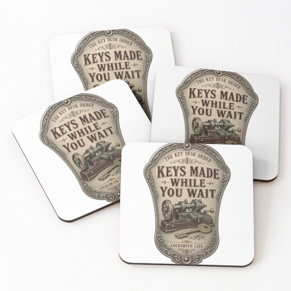 Item preview, Keys Made While You Wait Locksmith emblem designed and sold by BoosterShop.