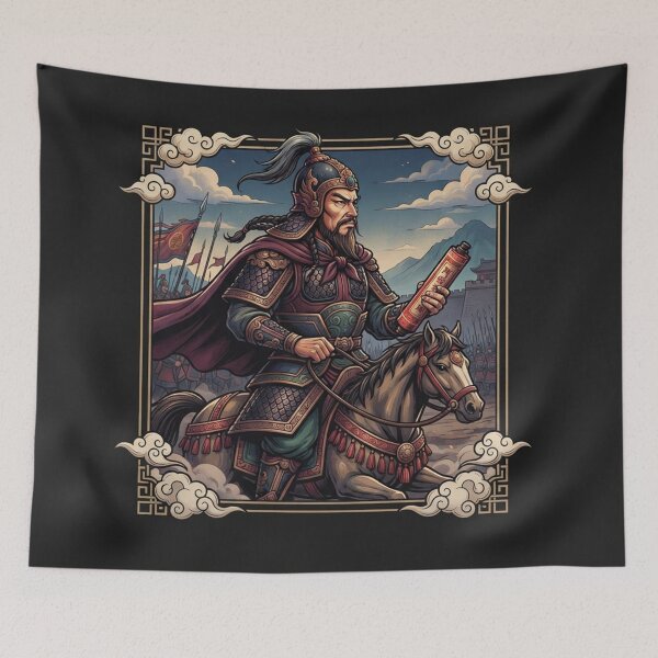 Item preview, Sun Tzu On Horseback Strategy Art designed and sold by Owcomm.