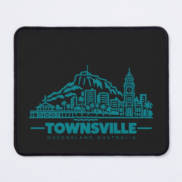 Item preview, Townsville Queensland Australia Line Art Coastline Poster designed and sold by CMYKStudio.