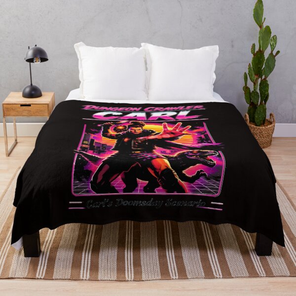 Item preview, Dungeon Crawler Carl Retro Synthwave Raptor designed and sold by Lagoart.