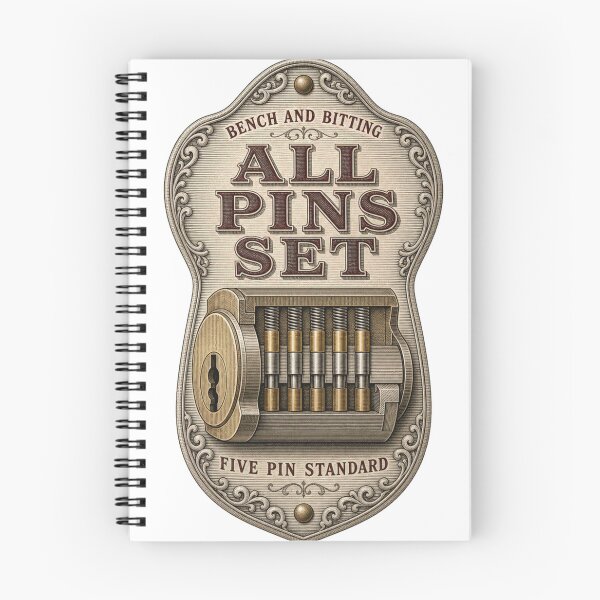 Item preview, All Pins Set Lock Cylinder Emblem designed and sold by BoosterShop.