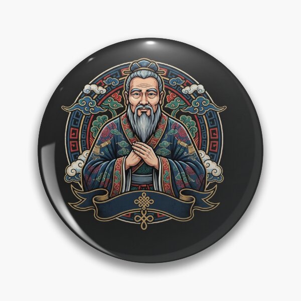 Item preview, Confucius Wise Ancient Chinese Philosopher Portrait designed and sold by Owcomm.