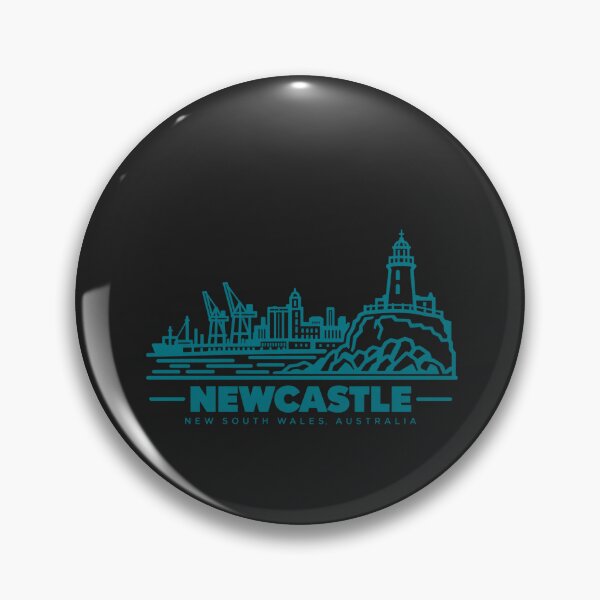 Item preview, Newcastle New South Wales Australia Line Art Skyline Poster designed and sold by CMYKStudio.