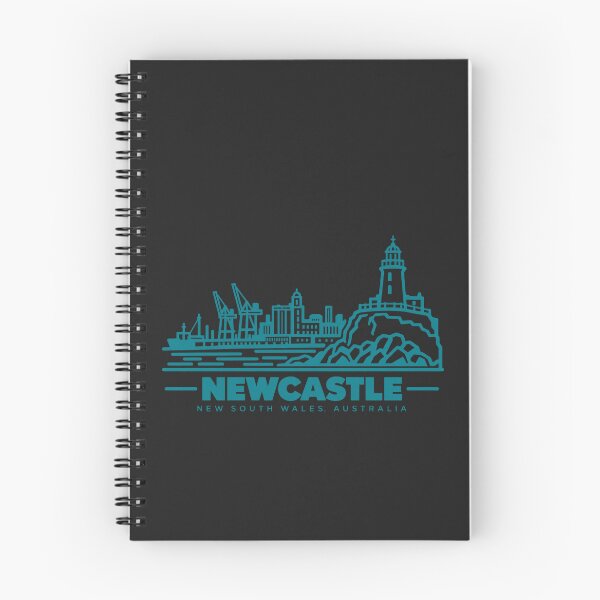 Item preview, Newcastle New South Wales Australia Line Art Skyline Poster designed and sold by CMYKStudio.
