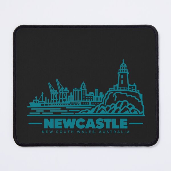 Item preview, Newcastle New South Wales Australia Line Art Skyline Poster designed and sold by CMYKStudio.