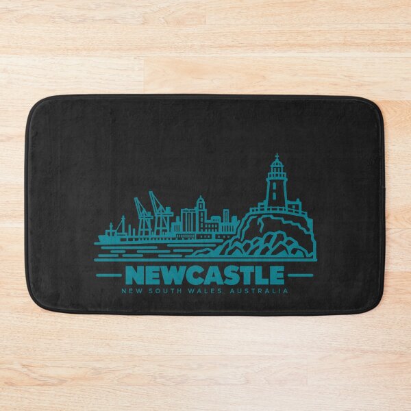 Item preview, Newcastle New South Wales Australia Line Art Skyline Poster designed and sold by CMYKStudio.