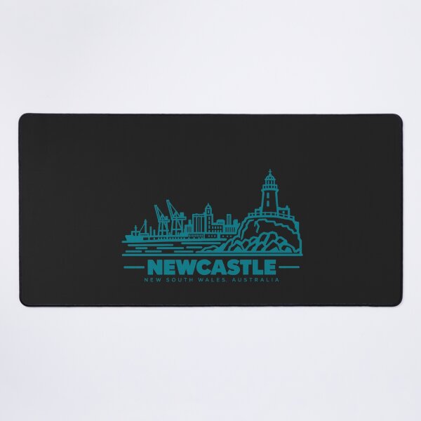 Item preview, Newcastle New South Wales Australia Line Art Skyline Poster designed and sold by CMYKStudio.