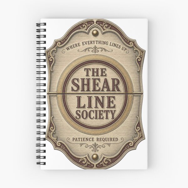 Item preview, The Shear Line Society pin cylinder emblem designed and sold by BoosterShop.