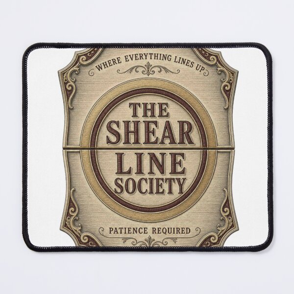 Item preview, The Shear Line Society pin cylinder emblem designed and sold by BoosterShop.