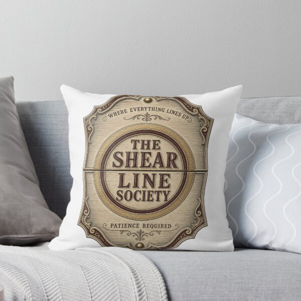 Item preview, The Shear Line Society pin cylinder emblem designed and sold by BoosterShop.