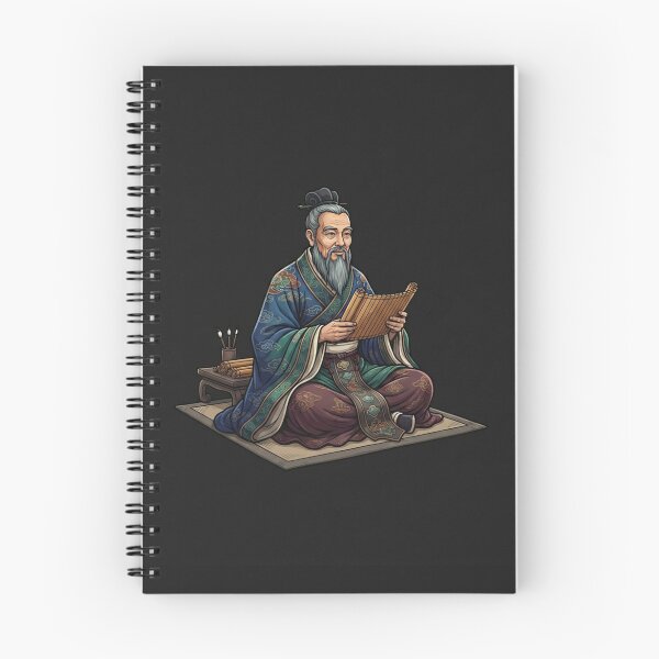 Item preview, Wise Confucius Reading Ancient Bamboo Scroll designed and sold by Owcomm.