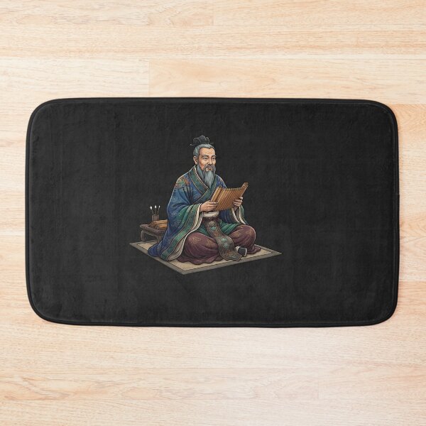 Item preview, Wise Confucius Reading Ancient Bamboo Scroll designed and sold by Owcomm.