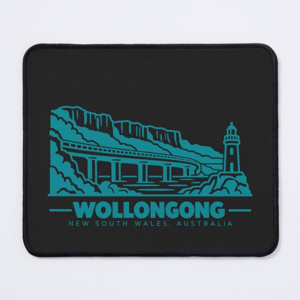 Item preview, Wollongong New South Wales Australia Line Art Coastline Poster designed and sold by CMYKStudio.
