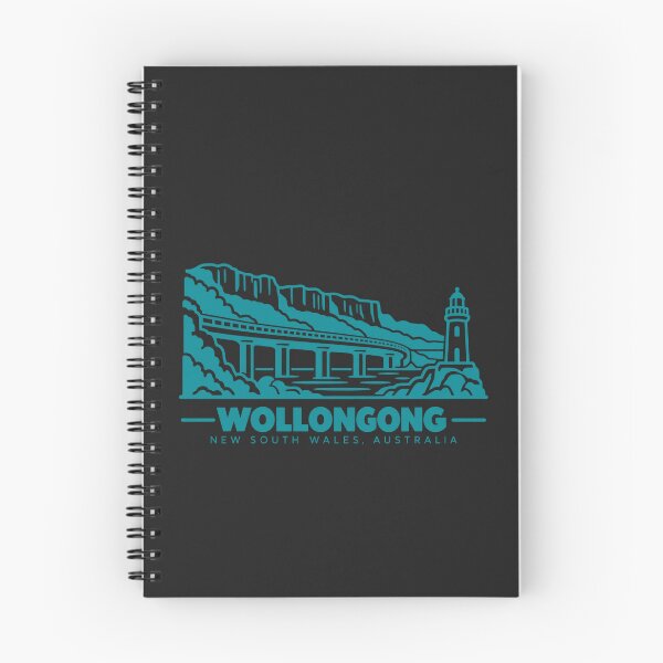 Item preview, Wollongong New South Wales Australia Line Art Coastline Poster designed and sold by CMYKStudio.