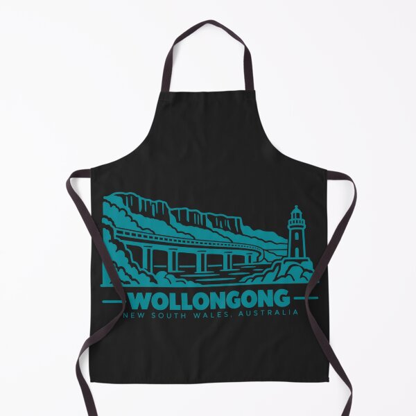 Item preview, Wollongong New South Wales Australia Line Art Coastline Poster designed and sold by CMYKStudio.
