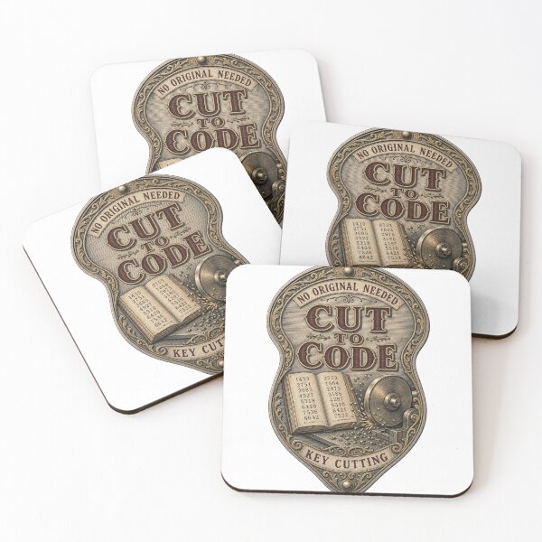 Item preview, Cut To Code Key Milling Workshop Emblem designed and sold by BoosterShop.