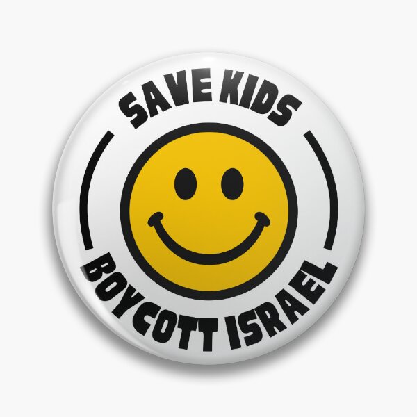Item preview, Save Kids Boycott Israel - Happy Face BDS Human Rights, Free Palestine Merch designed and sold by Forbidden Merch.
