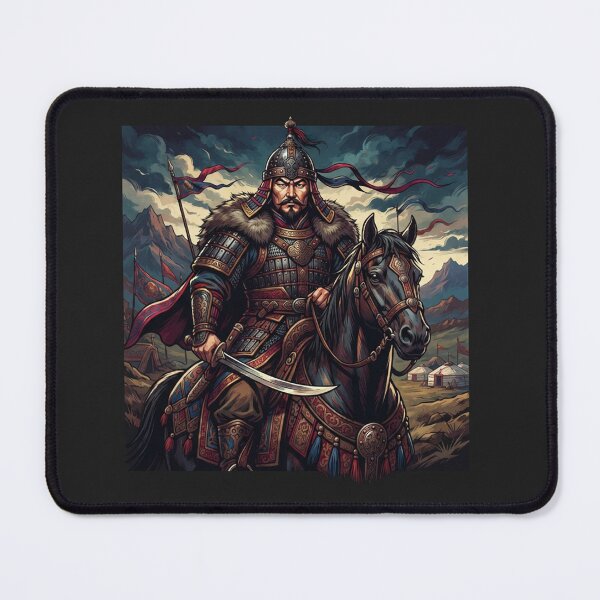 Item preview, Genghis Khan Warrior on Horseback designed and sold by Owcomm.