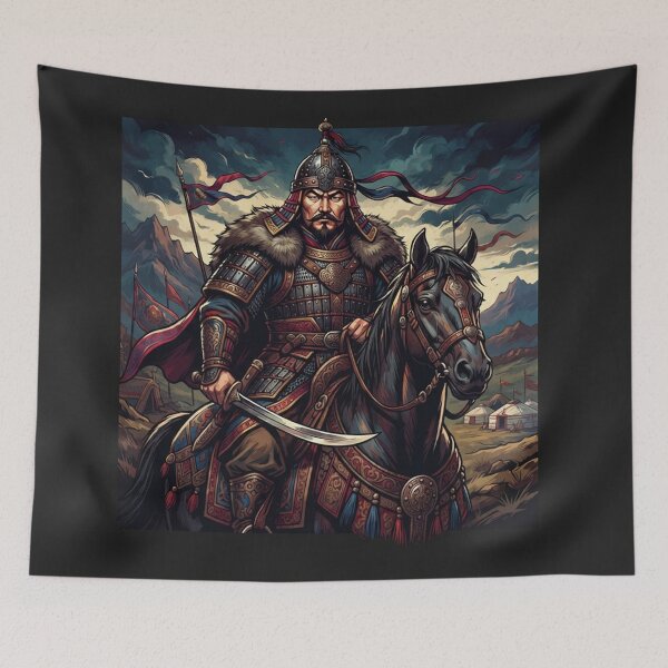 Item preview, Genghis Khan Warrior on Horseback    designed and sold by Owcomm.