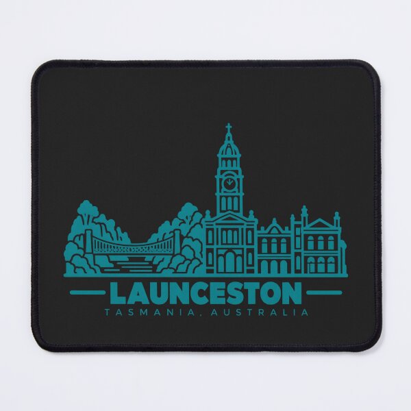 Item preview, Launceston Tasmania Australia Line Art Landmark Poster designed and sold by CMYKStudio.