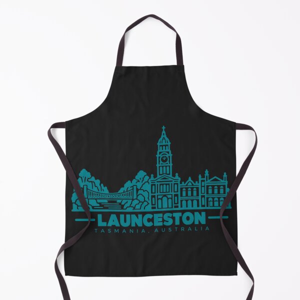 Item preview, Launceston Tasmania Australia Line Art Landmark Poster designed and sold by CMYKStudio.