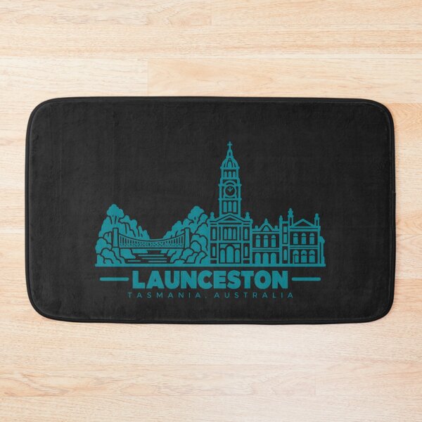 Item preview, Launceston Tasmania Australia Line Art Landmark Poster designed and sold by CMYKStudio.