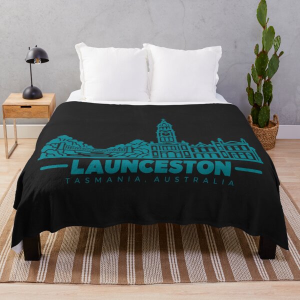 Item preview, Launceston Tasmania Australia Line Art Landmark Poster designed and sold by CMYKStudio.