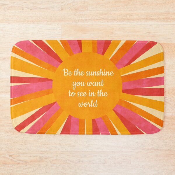 Item preview, Be the sunshine quote designed and sold by Ana Gorozpe.