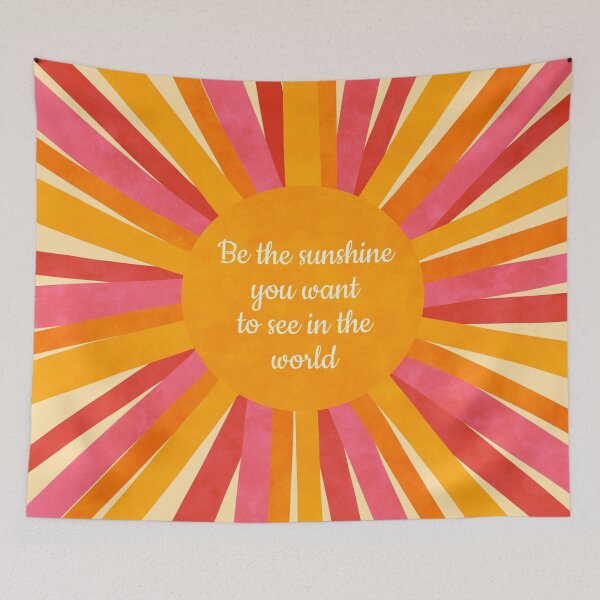 Item preview, Be the sunshine quote designed and sold by Ana Gorozpe.