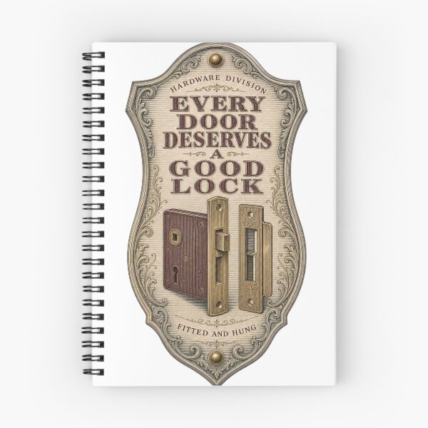 Item preview, Every Door Deserves A Good Lock Fitting Emblem designed and sold by BoosterShop.