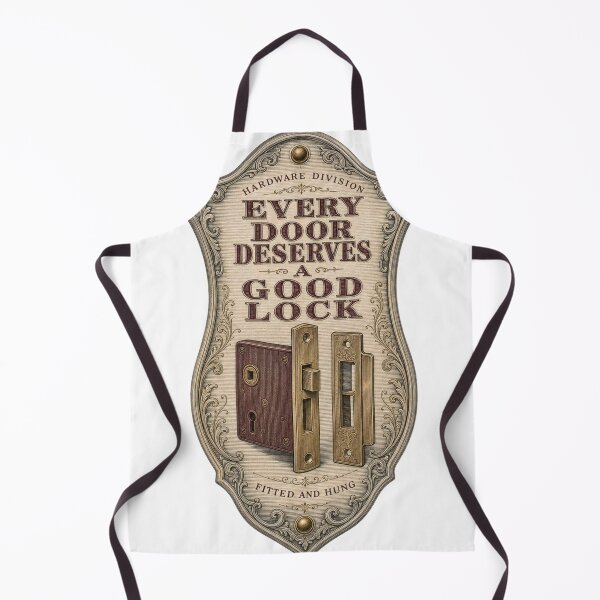 Item preview, Every Door Deserves A Good Lock Fitting Emblem designed and sold by BoosterShop.