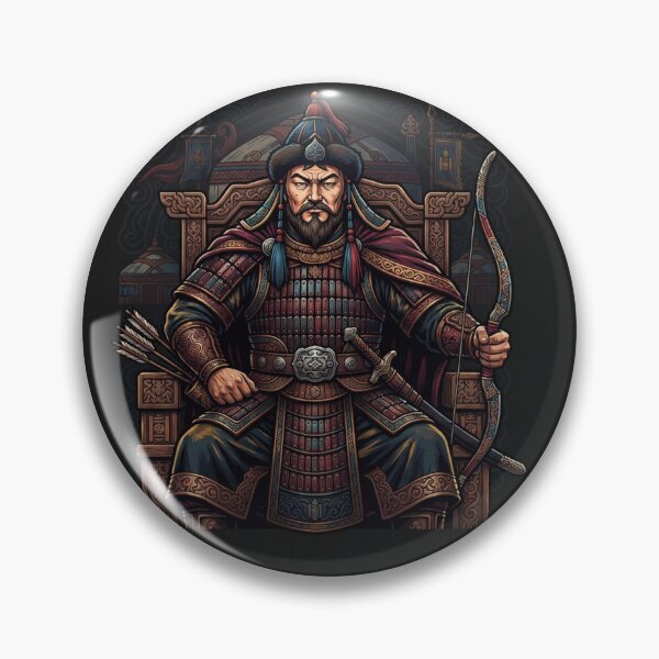 Item preview, Genghis Khan Mongolian Emperor Portrait designed and sold by Owcomm.