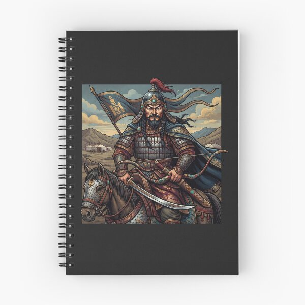 Item preview, Genghis Khan Warrior On Horseback Illustration    designed and sold by Owcomm.