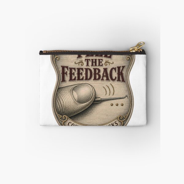 Item preview, Feel The Feedback single pin picking emblem designed and sold by BoosterShop.