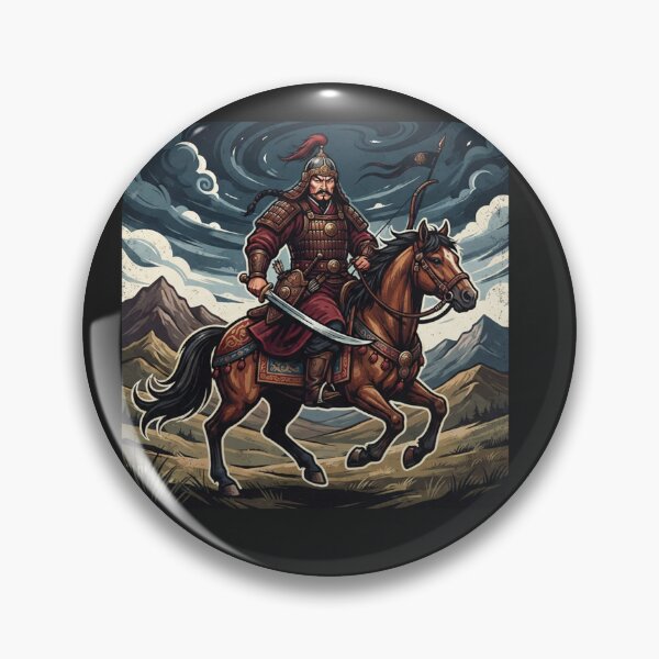 Item preview, Genghis Khan Warrior On Horseback Emperor    designed and sold by Owcomm.