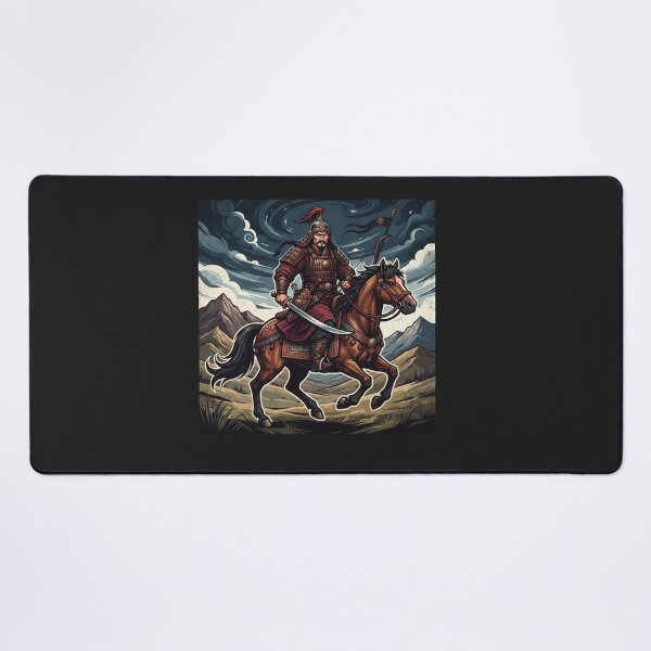 Item preview, Genghis Khan Warrior On Horseback Emperor designed and sold by Owcomm.