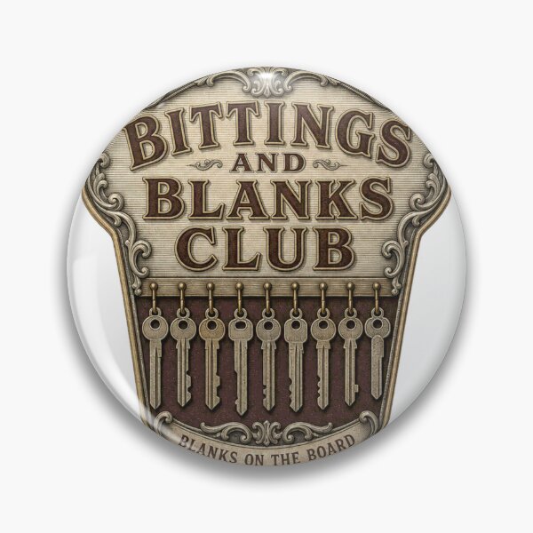 Item preview, Bittings And Blanks Club Key Blank Emblem designed and sold by BoosterShop.